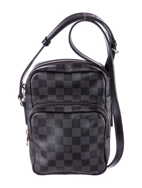 louis vuitton mens mini black checkered bag|Louis Vuitton satchel bag black.